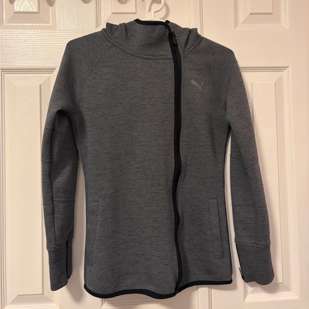 Puma Charcoal and Black Hoodie